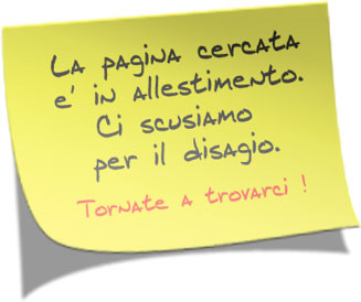 pagina in allestimento